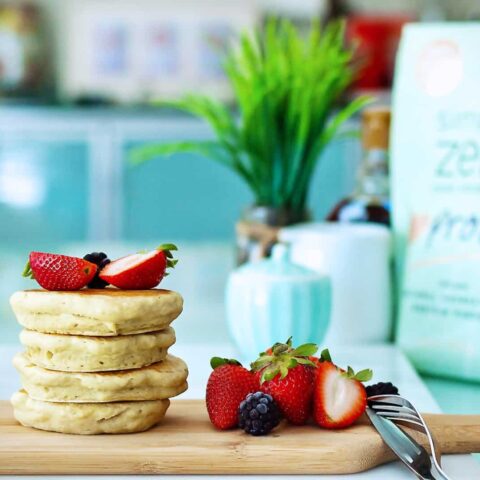 Fluffy Dairy Free Egg Free High Protein Pancakes