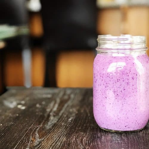 Recipe Breakfast Berry High Protein Purple Smoothie