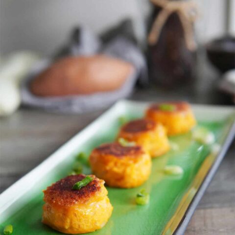 Cheesy Sweet Potato Bites Recipe