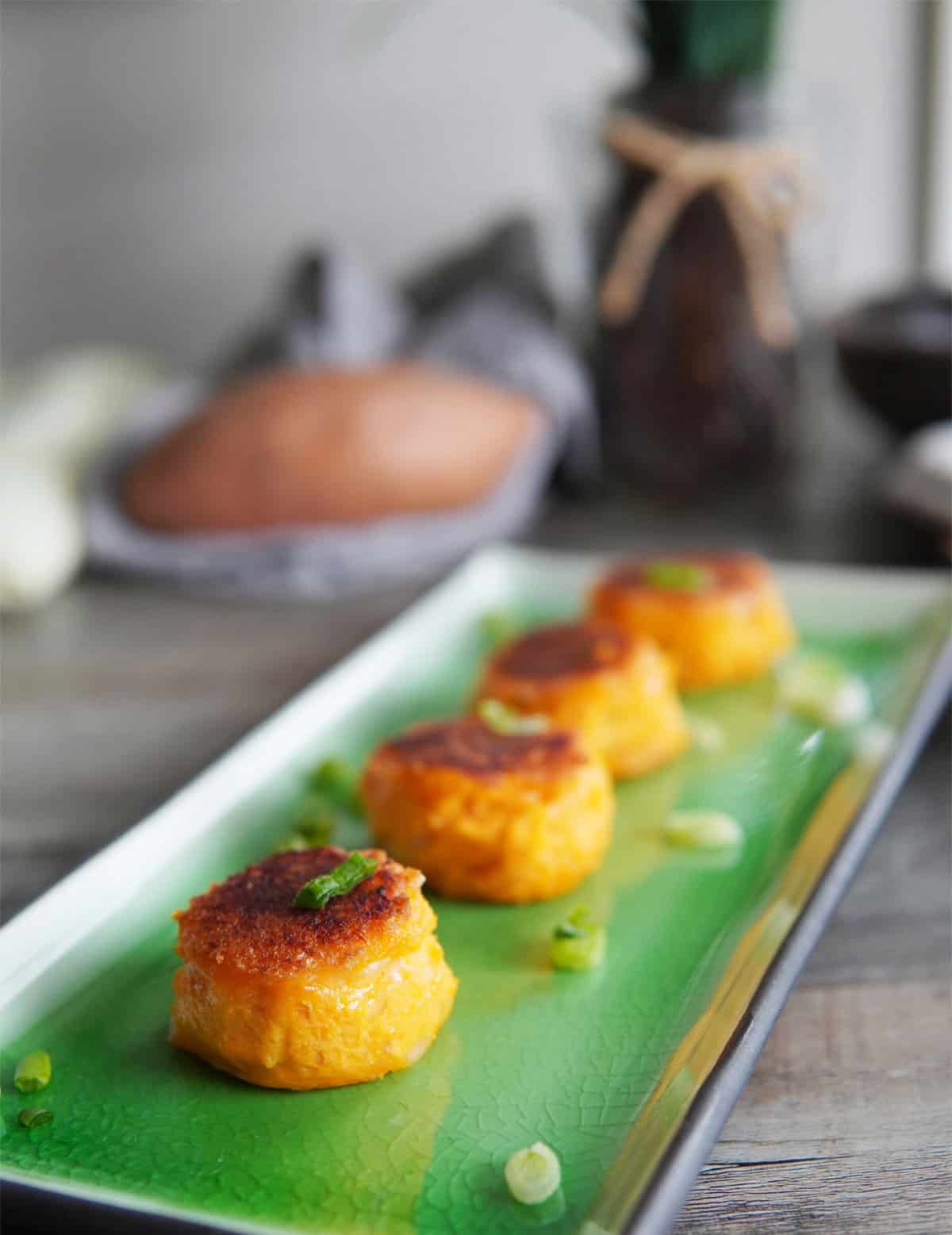 Cheesy Sweet Potato Bites Recipe