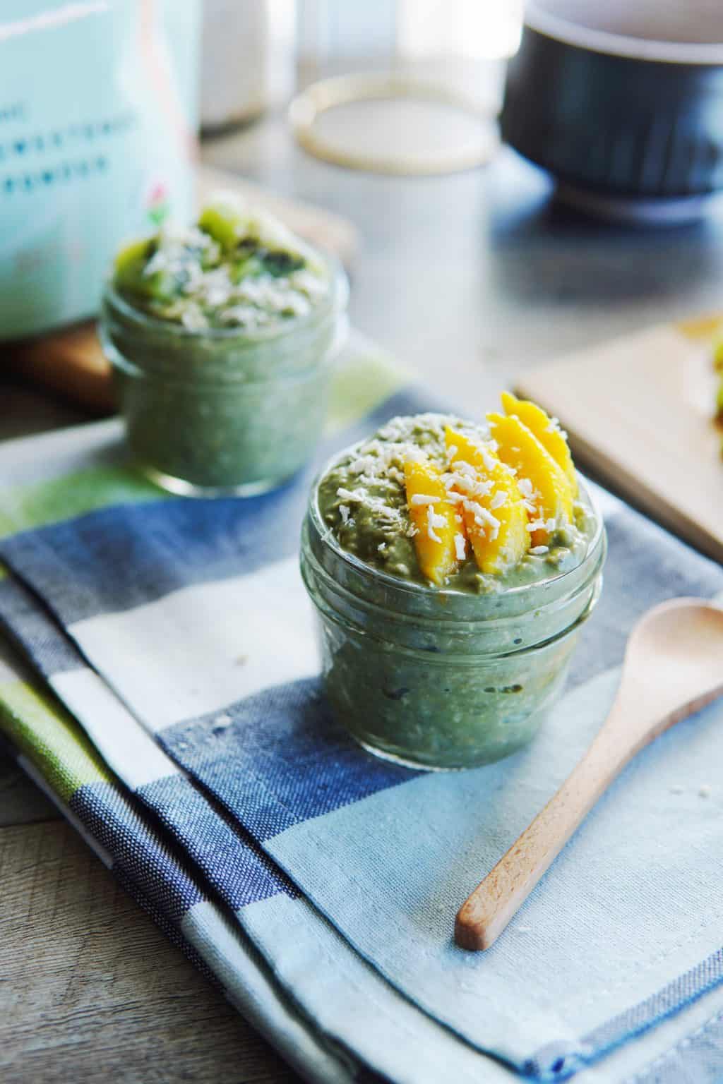 Matcha Overnight Oats - Simply Zero Foods