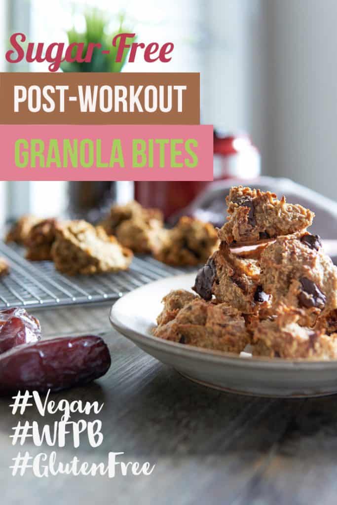 Sugar Free Post Workout Granola Bites Poster