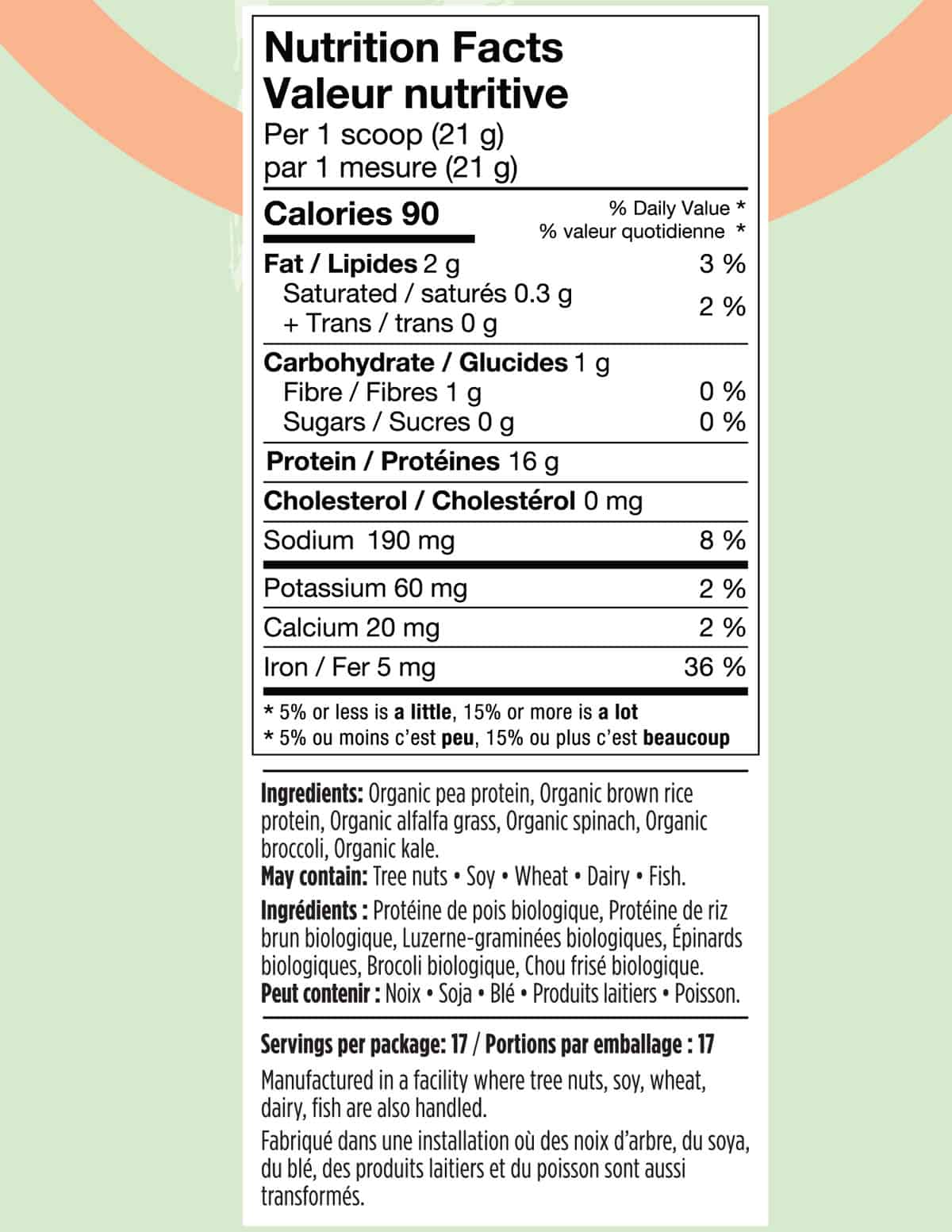 Simply Zero Protein Powder Nutritional Info